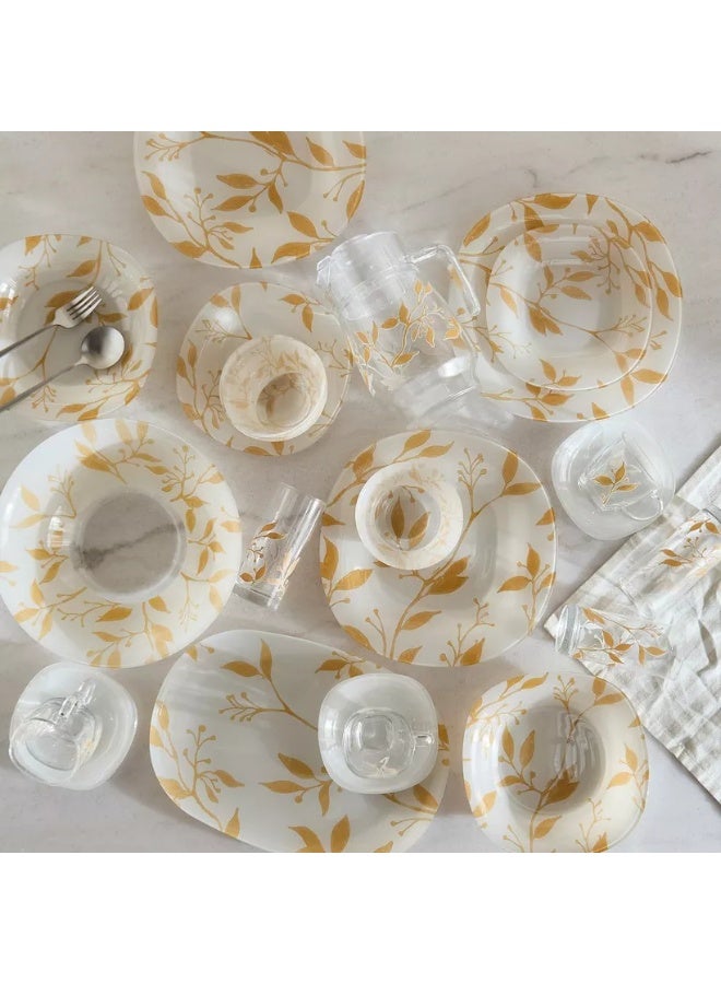 هوم بوكس طقم عشاء مكون من 46 قطعة - يكفي 6 أشخاص - Image 1